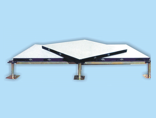 黑胶条边框无机质防静电地板